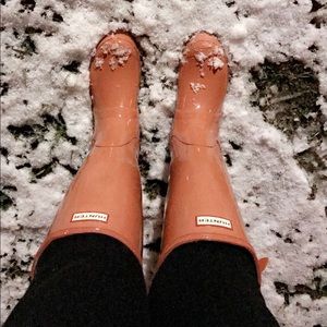 Hunter rain boots. Size 7.